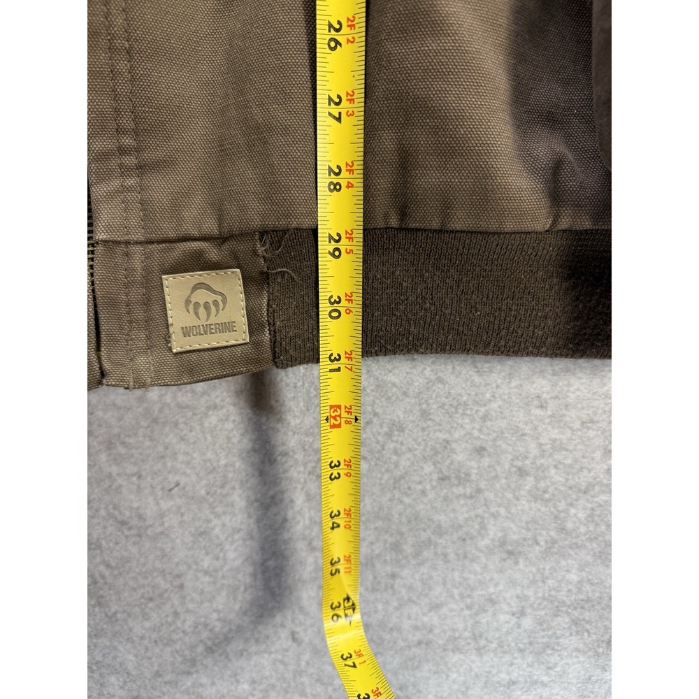 Wolverine Men's Canvas Brown Heavy Duty Coat Size 3XL - Picture 4 of 8